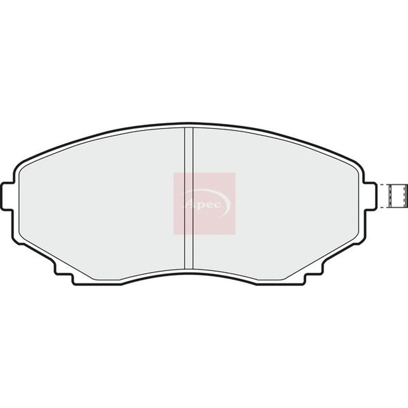 Apec Front Brake Pad Set PAD1026