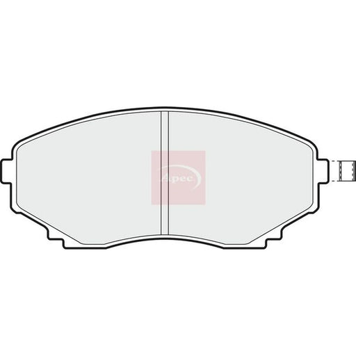 Apec Front Brake Pad Set PAD1026