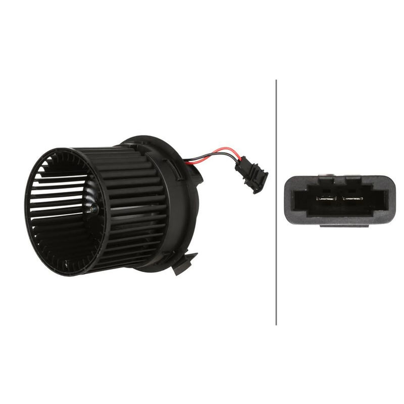 Hella Heater Blower Fan fits Dacia Logan II 2012-2013 1.2 1.5 1.6