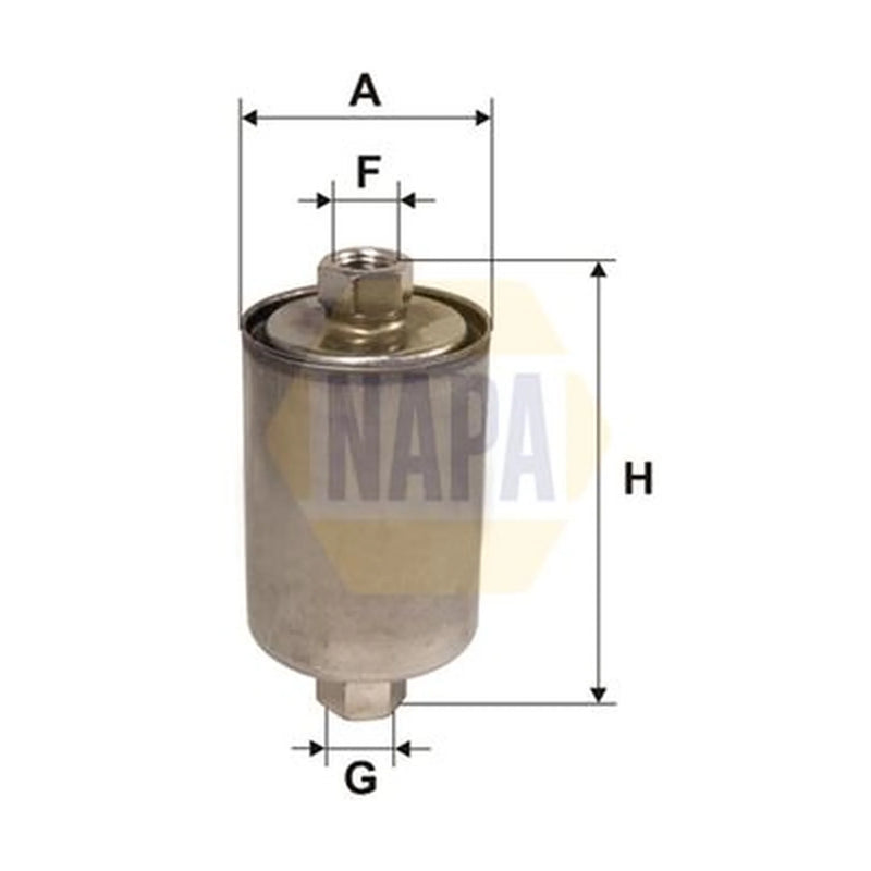 NAPA Fuel Filter Element fits Land Rover Freelander I 1998-2000 1.8