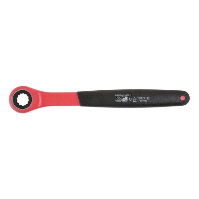 Laser Insulated Ratchet Ring Spanner 13mm 6883 Laser - Dynamic Drive