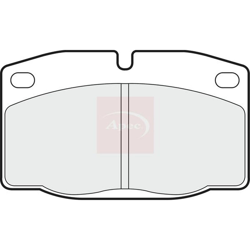 Apec Front & Rear Pads fits Vauxhall Carlton 1987-1994 1.8