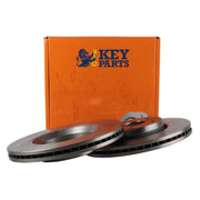 Key Parts Front & Rear Brake Discs & Pads fits Toyota Auris 2007-2012 1.6