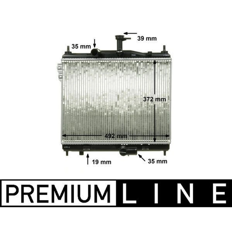 Mahle Engine Radiator fits Hyundai Getz 2003-2009 1.5