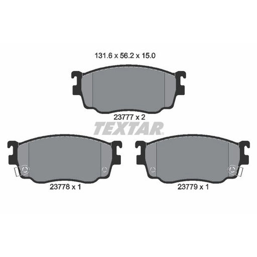 Textar Front Brake Pad Set 2377701