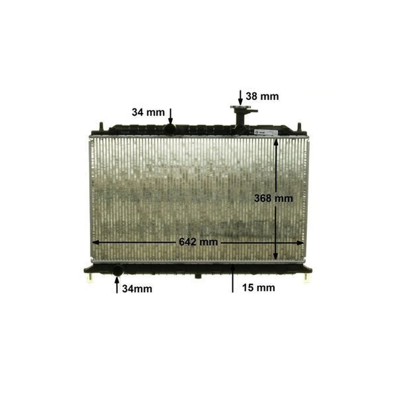 Mahle Engine Radiator fits Kia Rio II 2005-2011 1.4 1.6