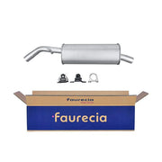 Hella End Silencer Rear fits Citroën C3 I 2002-2008 1.4