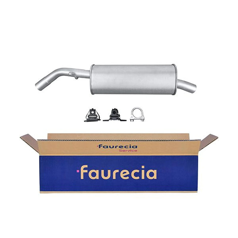 Hella End Silencer Rear fits Citroën C3 I 2002-2008 1.4