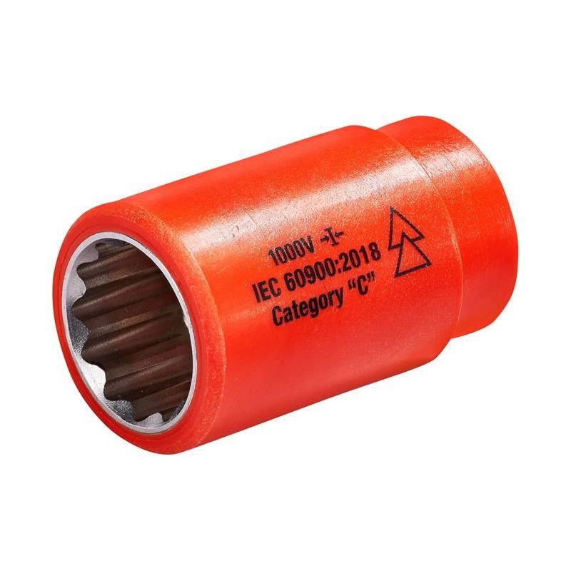 Itl Insulated Insulated 1/2in Drive Socket 21mm ITL Insulated - Dynamic Drive