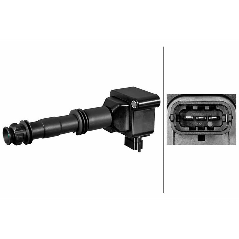 Hella Ignition Coil Pack fits Porsche 911 1997-2001 3.4