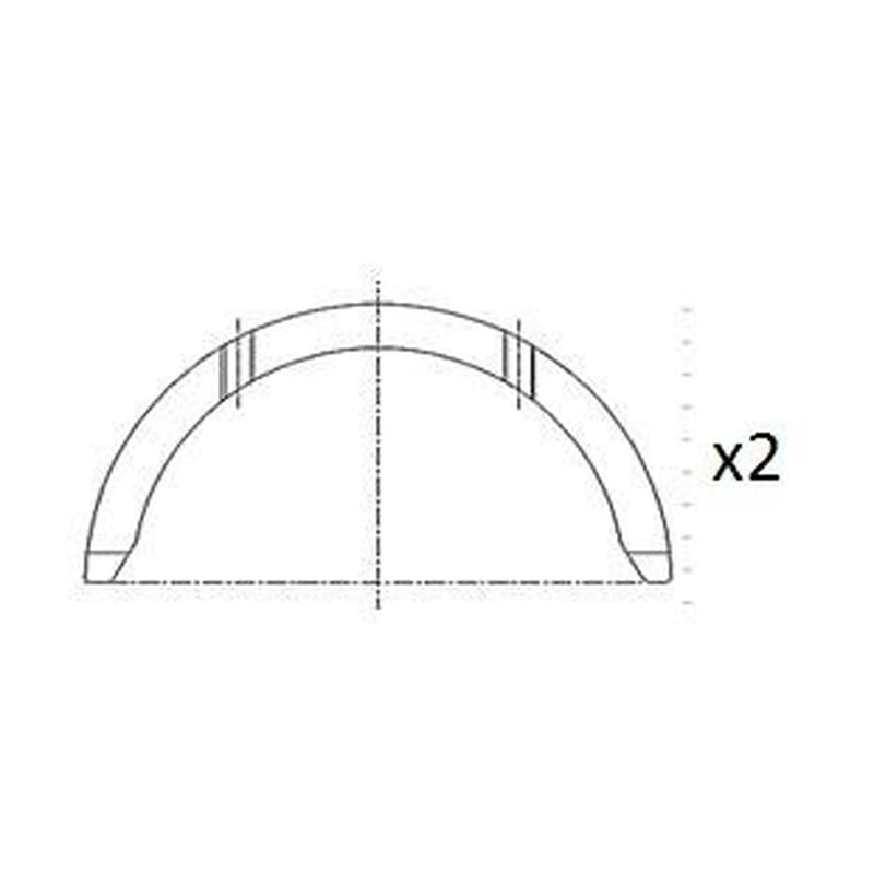 FAI Thrust Washer Set 71.8mm fits Alfa Romeo Mito 2008-2018 1.3