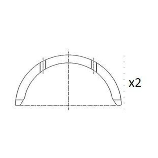 FAI Thrust Washer Set 71.8mm fits Alfa Romeo Mito 2008-2018 1.3