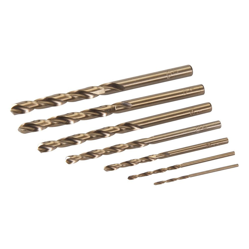 Silverline Cobalt Drill Bit Set 7pce 1.5 - 6mm Silverline - Dynamic Drive