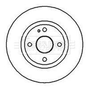 Borg & Beck Front & Rear Brake Discs & Pads fits Mazda 323 S 1998-2004 1.8 2.0