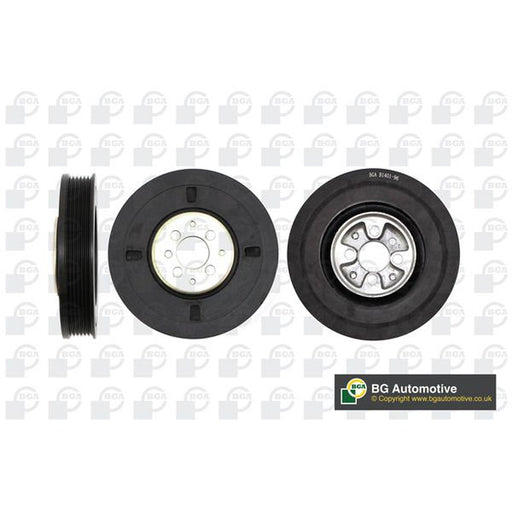 BGA Crank Shaft Belt Pulley fits Audi 80 B4 1991-1996 1.9