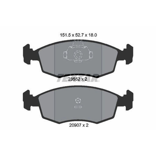 Textar Front Brake Pad Set 2355202