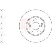 Apec 2 x Vented Front Brake Discs SDK6774-x2
