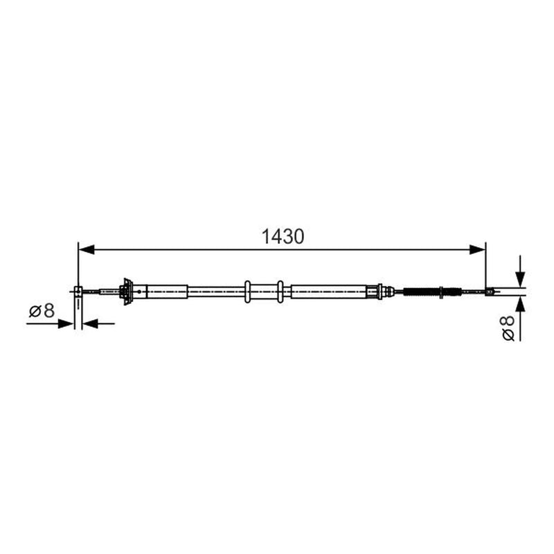Bosch Handbrake Cable