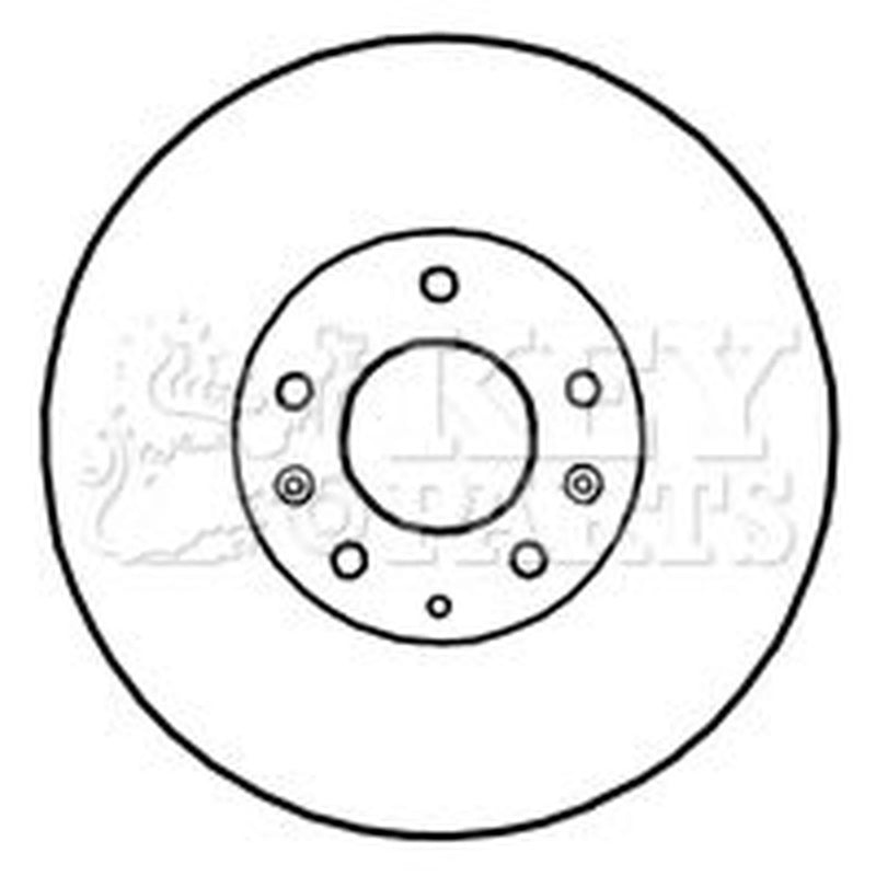 Key Parts Front Brake Vented Discs & Pads fits Mazda 6 2007-2013 1.8