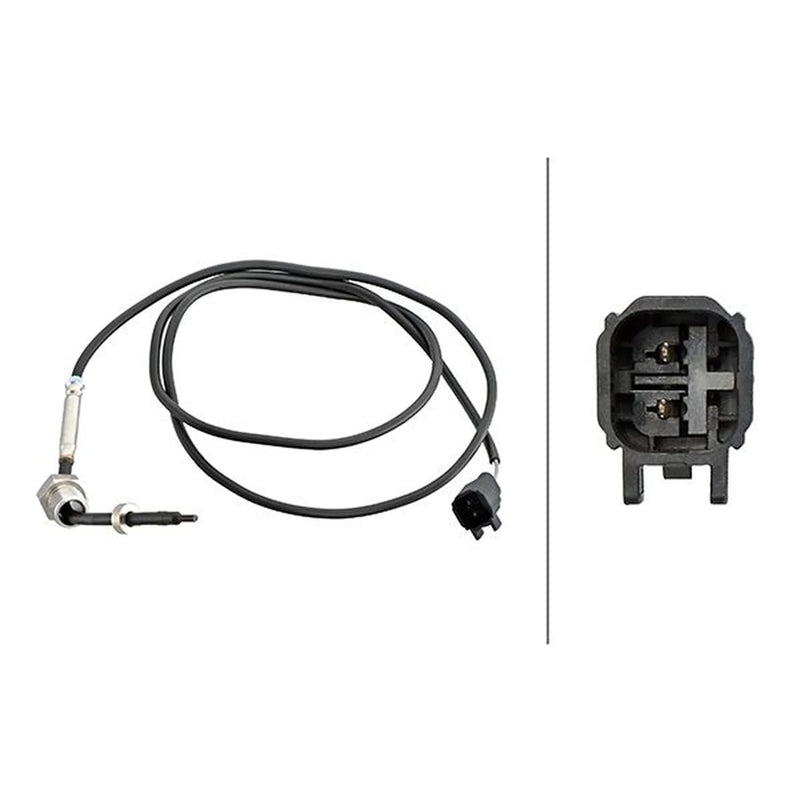 Hella Exhaust Gas Temperature Sensor after soot particulate fil fits Ford Ranger