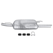 Hella End Silencer Rear fits Opel Astra G 1998-2004 1.6 1.8