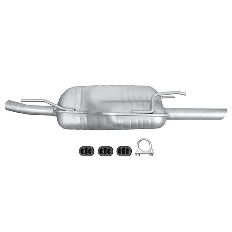 Hella End Silencer Rear fits Opel Astra G 1998-2004 1.6 1.8