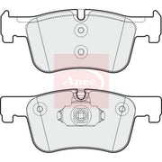 Apec Front Vented & Rear Vented Brake Discs & Pads fits BMW 3 2011-2018