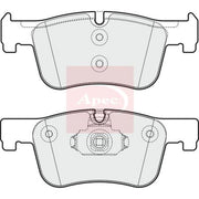 Apec Front Brake Pad Set PAD1875