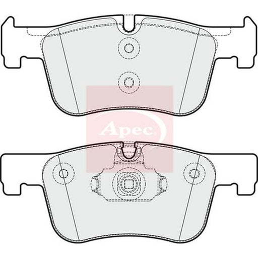 Apec Front Brake Pad Set fits BMW 1 Sports Hatch 2011-2019