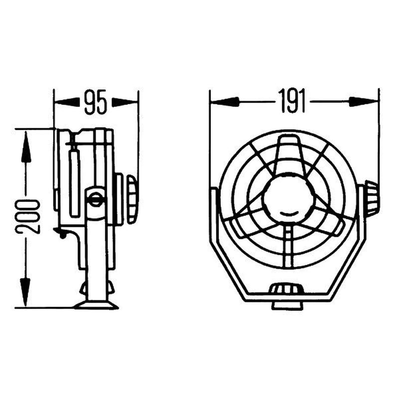 Hella Fan 12V 8EV 8EV 003 361-001 11025665 8EV 003 361-001