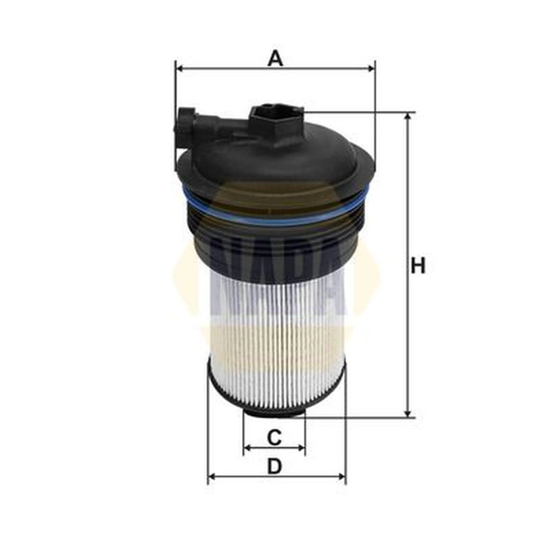 NAPA Fuel Filter Element fits Ford Tourneo Custom V362 Bus 2015-2023 2.0