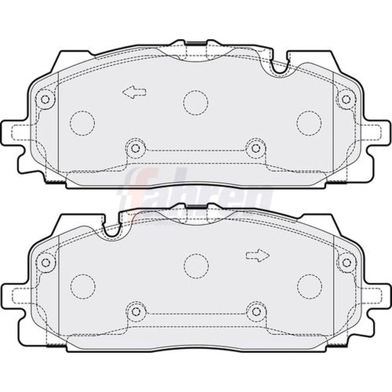 Fahren Front Brake Pad Set FBP3841