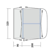 Outwell Parkville 200SA Inflatable Driveaway Campervan Awning Outwell - Dynamic Drive