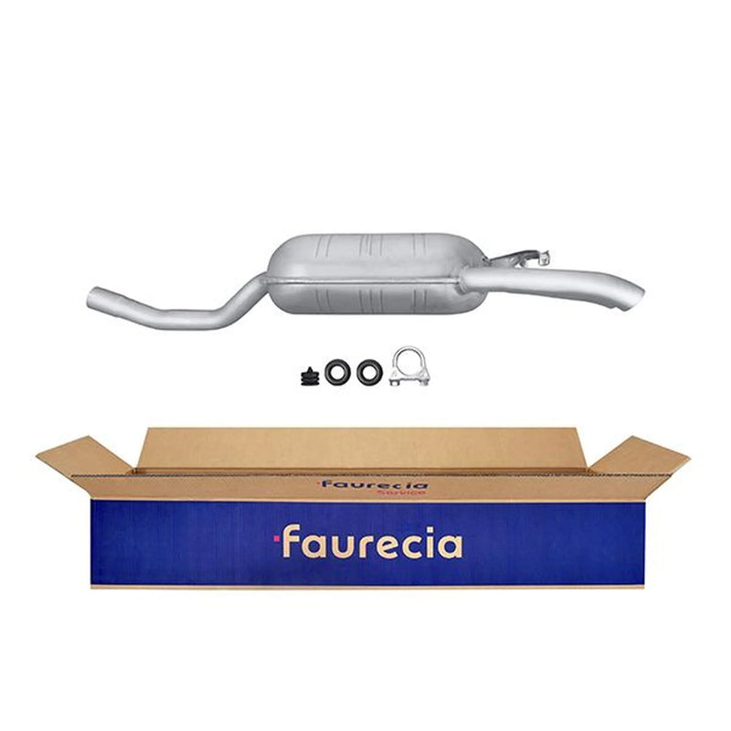 Hella End Silencer Rear fits Mercedes-Benz 124 1984-1993 124.130 124.330