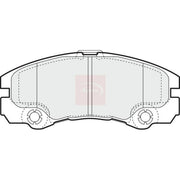 Apec Front Brake Pad Set fits Opel Frontera B 1998-2004 2.2 3.2