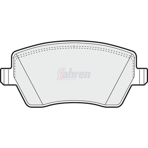 Fahren Front Brake Pad Set FBP3075