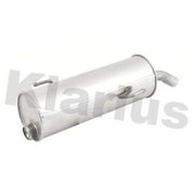 Klarius Box With Tail Pipe Rear fits Peugeot 206 1998-2012 1.1 1.4 1.6