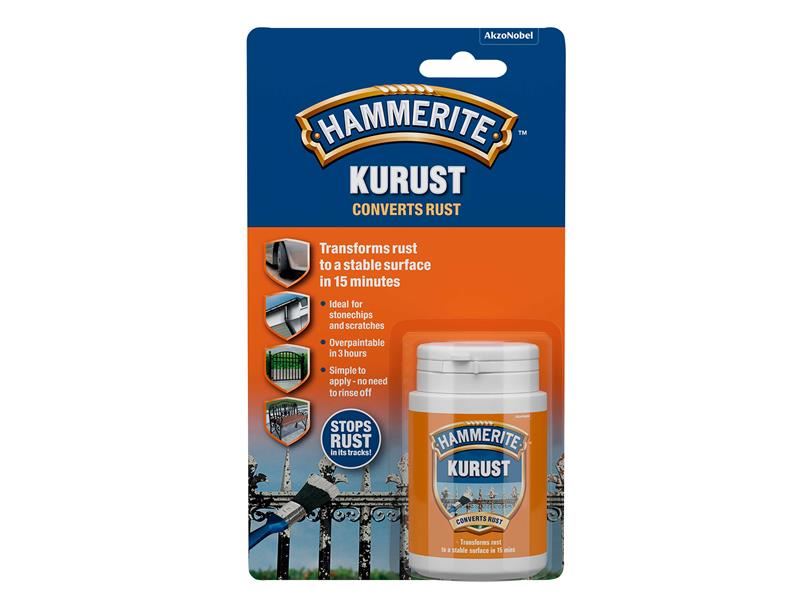 Hammerite One Coat Kurust Blister 90ml Hammerite - Town Tools