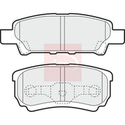 Apec Front & Rear Brake Discs & Pads fits Mitsubishi Lancer VII 2000-2013 1.6