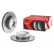 Brembo Xtra Front Brake Perforated/Vented Discs & Pads fits BMW 1 2004-2013