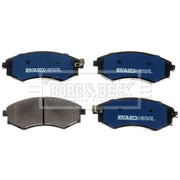 Borg & Beck Front Brake Discs & Pads fits Kia Magentis I 2001-2005 2.0 2.5