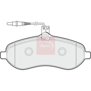 Apec Front Brake Pad Set fits Citroën Dispatch II 2007-2016 1.6 2.0