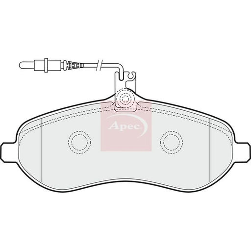 Apec Front Brake Pad Set PAD1539