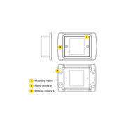 Ring Multi-function LCD Mounting Frame for RING Inverters Ring Automotive - Dynamic Drive