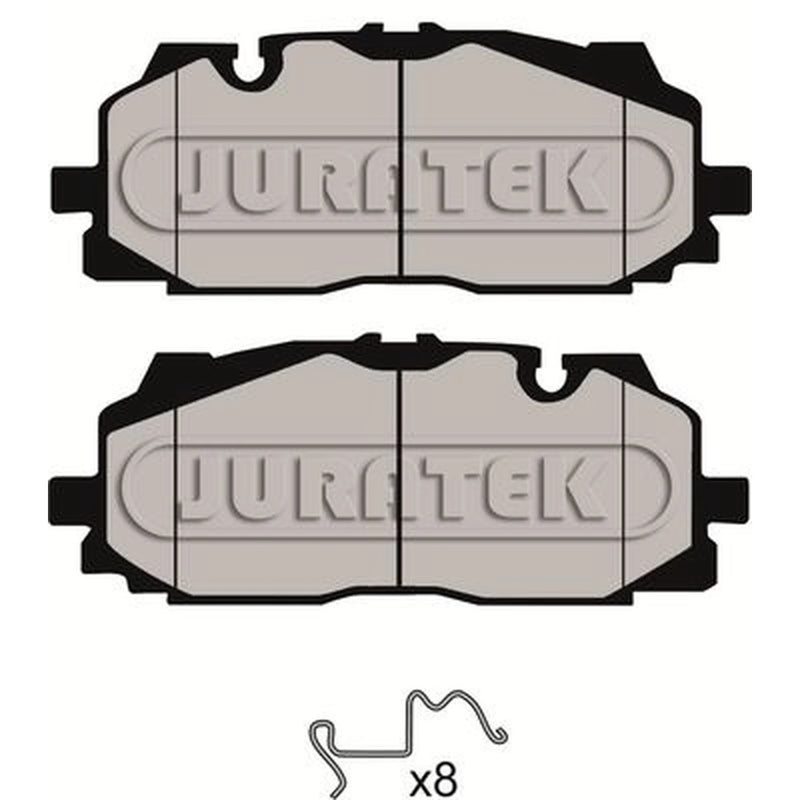 Juratek Front Brake Vented Discs & Pads fits Cupra Terramar 2024 on 1.5 2.0