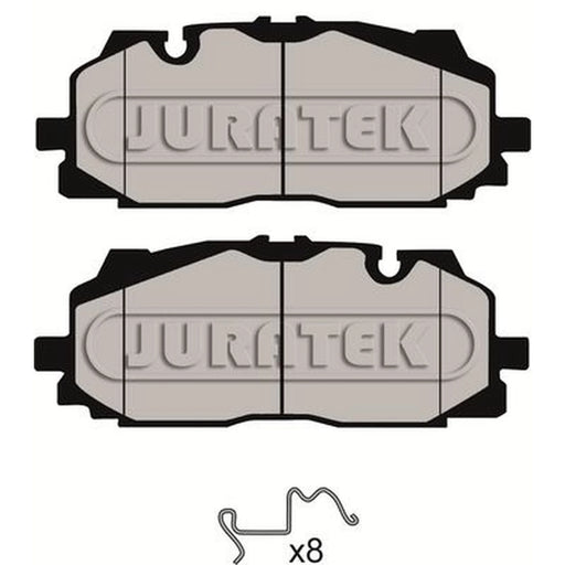 Juratek Front Brake Vented Discs & Pads fits Cupra Terramar 2024 on 1.5 2.0