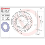 Brembo 2 x Rigid Brake Disc Brake Discs fits Honda Cbr 2004-2013