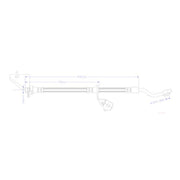 Juratek Brake Hydraulic Hose Line Front Right fits Hyundai IX35 2009-2015