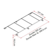 Fiamma Roof Rail Ducato Deep Black Fiamma - Dynamic Drive