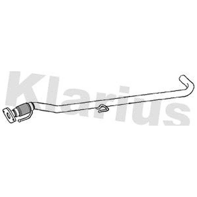 Klarius Exhaust Pipe OD fits Nissan Micra V 2016 on 0.9